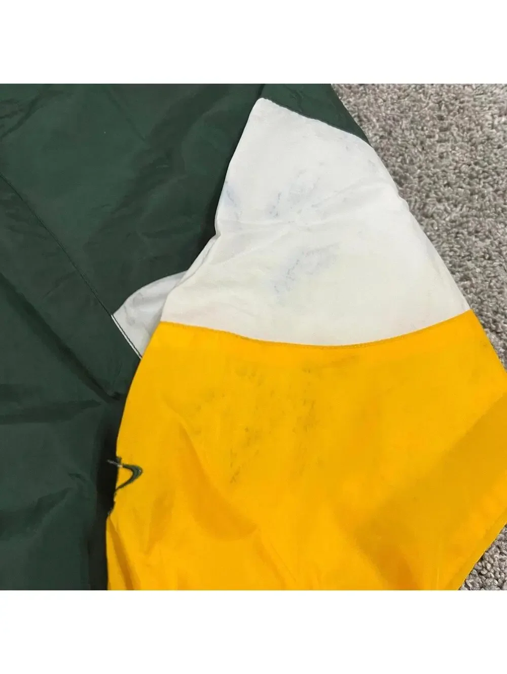 Logo Athletics Youth Kids Vintage NFL Green Bay Packers Jacket size Medium